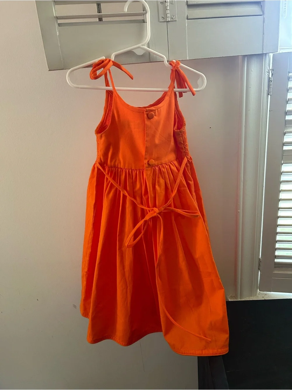 Isabel Garreton smocked orange